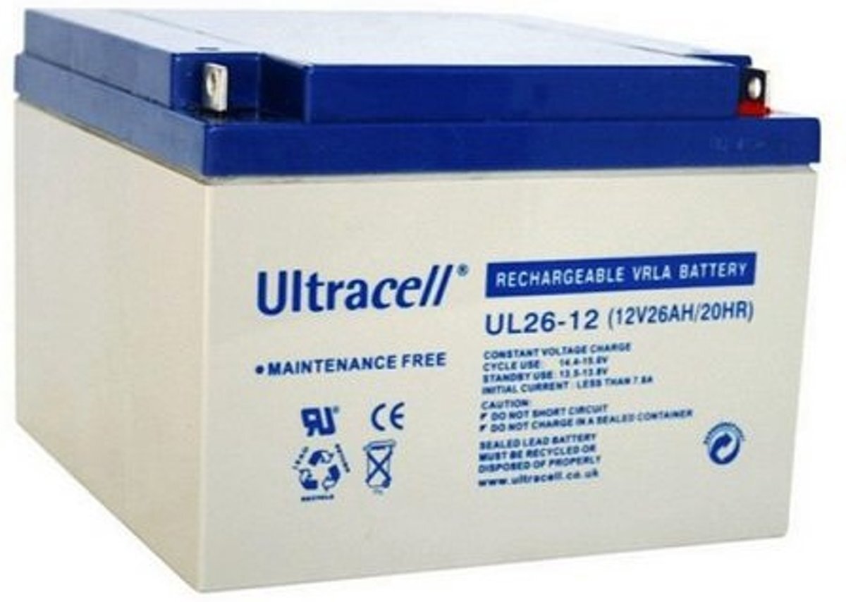 Ultracell loodaccu 12 v 26 Ah