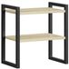Solidchoice - Organiseur de bureau 2 couches pour livres et accessoires