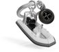 Metalmorphose Sleutelhanger Rubber Motorboot