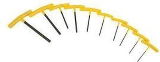 BONDHUS HTX10FS 10PC T-handle Hex Key Set - 13390