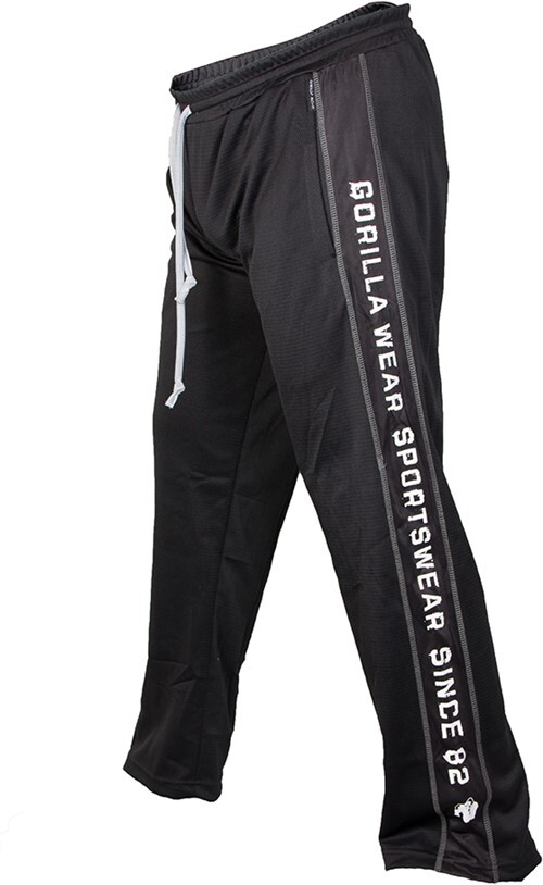 Gorilla Wear Functional Mesh Pants Black/White - L/XL