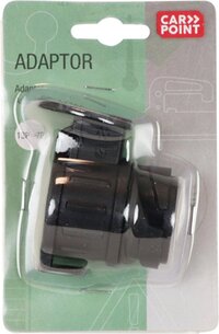 Carpoint Verloopstekker 13>7 Polig Kort - Zwart - Kunststof - 12V - Outdoor