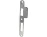 Nemef Plaque de fermeture - arrondie - 196 x 25/46,5 mm - Inox brossé - pour article 4139 - DIN gauche