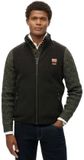 Superdry Active Fleece Bodywarmer Heren Zwart XL