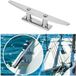 Plaque de pied en acier inoxydable 316 pour chaussures, avec plaque de base de plongée marine de 8 pouces, polie, accessoire de bateau