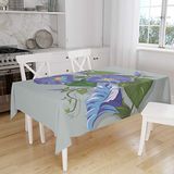Bonamaison Tafelkleed, Anti-Mold, Sneldrogend, Waterdicht, 100% Polyester Tafellaken, 140cm x 160cm - Ontworpen en Vervaardigd in Turkije