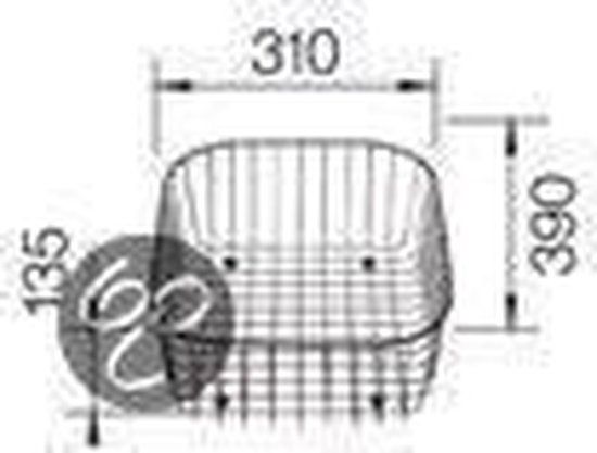 BLANCO 220573 Vaatkorf voor spoelbak, rvs