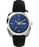Timex Q Reissue TW2W44800 Horloge - Leer - Zwart - Ø 37.5 mm