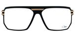 Cazal Lunettes De Vue Unisexe Doré Carrées 60mm