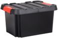 EDA outdoor/tuin opberg box StockR - vocht- en vorstbestendig - zwart - 58 liter - 58 x 45 x 33 cm - kunststof