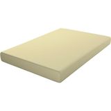 ECOMMERC3 Hoeslaken, extra zacht en comfortabel, voor bedden van 180 cm, geel, gemaakt in Spanje, verstelbaar, gemakkelijk te wassen en duurzaam