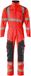 Mascot Accelerate Safe Overall met kniezakken 19519-236 - hi-vis rood/donkermarine - XL