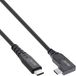 InLine 35914I USB4 Gen 3x2 USB-C Kabel - 1.5m - Zwart