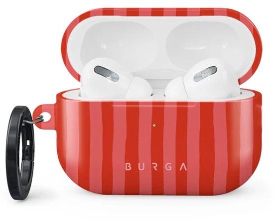 Burga Hardcase voor Apple AirPods Pro 2 - Pomegranate