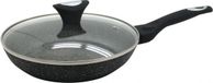 Klausberg 7040 Poêle avec couvercle - Ø26 cm - Revêtement marbre - Gris