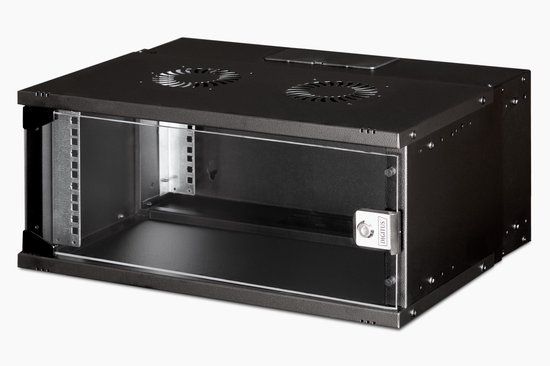 Digitus DN-49201 19inch-wandkast 4 HE Zwart