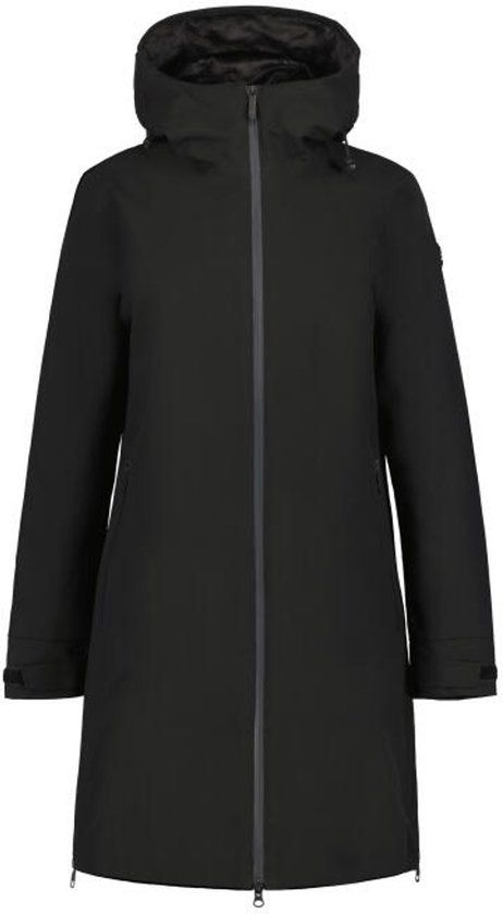 Luhta Iskola Dames Parka - Zwart - Maat 36