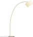 QAZQA Vinossa - Lampadaire moderne - 1 point lumineux - Beige - Métal