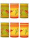 Merkloos / Sans marque Boland Lampionnen Mexico - 20x stuks - mexicaans thema - fiesta - versiering
