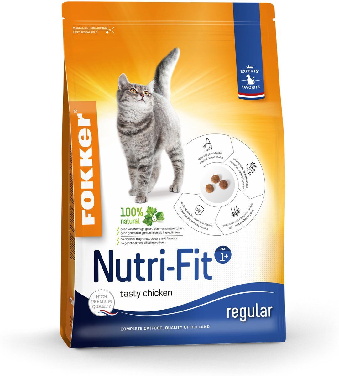 Fokke, R. kat nutri-fit kattenvoer 2,5 kg