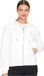 Guess Mini triangle Dames hoodie met capuchon Lange mouw Katoen Regular Fit Effen Wit S