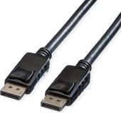 ROLINE DisplayPort kabel, DP-DP, v1.2, M - M, TPE, zwart, 10 m