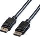 ROLINE DisplayPort kabel, DP-DP, v1.2, M - M, TPE, zwart, 10 m