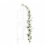 Relaxdays Klimrek - 35x116 cm - Metaal - Wit