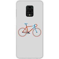 Xiaomi Redmi Note 9 Pro Bike color hipster bedrukt siliconen hoesje