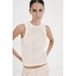 Mango Gebreid Beige Top