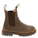 Bisgaard leren enkelboots met profielzool - donkerbruin