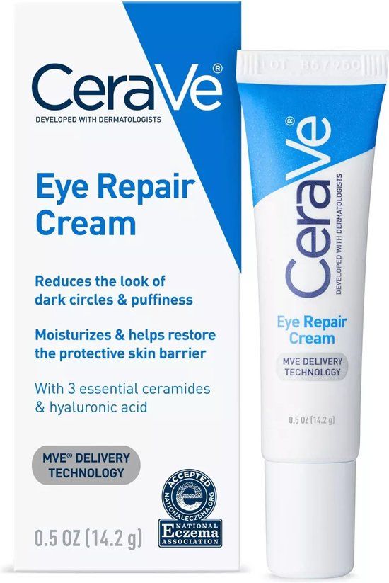 CeraVe Eye Repair Cream - 14.2g - For Dark Circles and Puffy Eyes