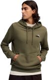 Puma ESS 2 Color Small No.1 Logo Hoodie Olijfgroen - Maat L