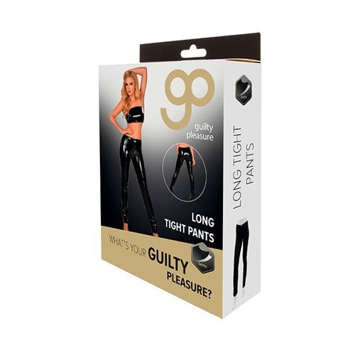 Guilty Pleasure Datex Strakke Lange Broek - Zwart - Polyester - Dames
