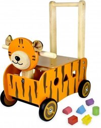 I'm Toy Loopwagen Tijger - Oranje - Hout - 2021