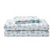 Eddie Bauer queensize lakenset, warm katoen flanellen beddengoed, diepe buidels, geborsteld voor extra zachtheid, behaaglijke woondecoratie, Oeko-Tex gecertificeerd, sneeuwvlokken, queensize