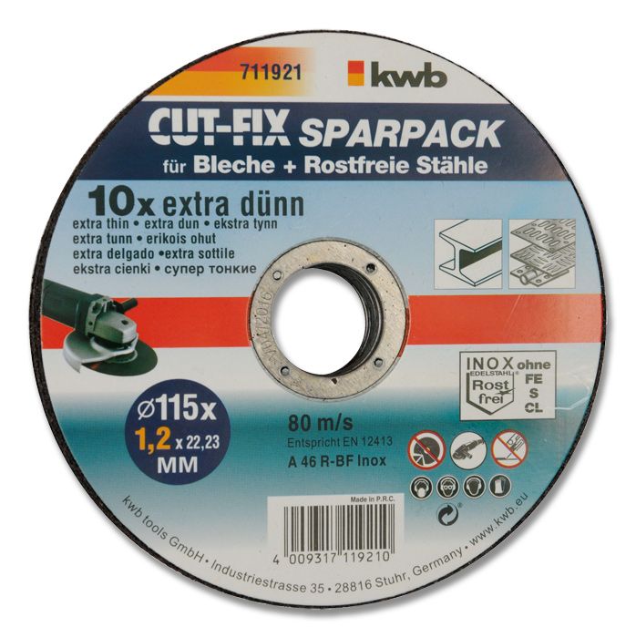 kwb 711922 - Haakse slijper-accessoires - 125 mm