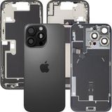 Apple iPhone 16 Pro Max Batterijklep, Met Middenbehuizing, Complete Onderdelen, Zwart (Black Titanium), Premium Swap