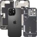 Apple iPhone 16 Pro Max Batterijklep, Met Middenbehuizing, Complete Onderdelen, Zwart (Black Titanium), Premium Swap