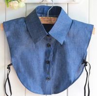 Actie4you® Losse kraag - Blouse kraagje - Nep los kraagje – Nep Kraagje – Punt kraag – Donker Blauw