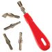 Baker Ross FN477 Lino Cutters & Handle Set - Set van 1, Lino Kunst en Ambachten Startersgereedschap voor Beginners en Kinderen