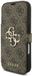 Guess Hoesje Geschikt voor Apple iPhone 18 Pro | Wallet Book Case | Big 4G Logo | Portemonnee Hoesje | 3 Pasjes | Magneetsluiting | Stand Functie | Bruin