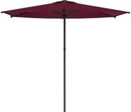 vidaXL Tuinparasol 270 x 270 cm Polyester Rechthoekig Bordeauxrood