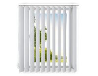 time4blinds - verticale lamellen - verduisterende lamellen voor kantoorwerkplekken en voor thuis - Slaapkamer Jaloezieën - Keuken Jaloezieën - 80x210 cm - Lichtgrijs