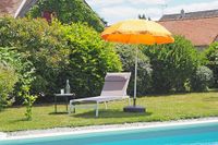 Ideanature Parasol recht d160 cm oker