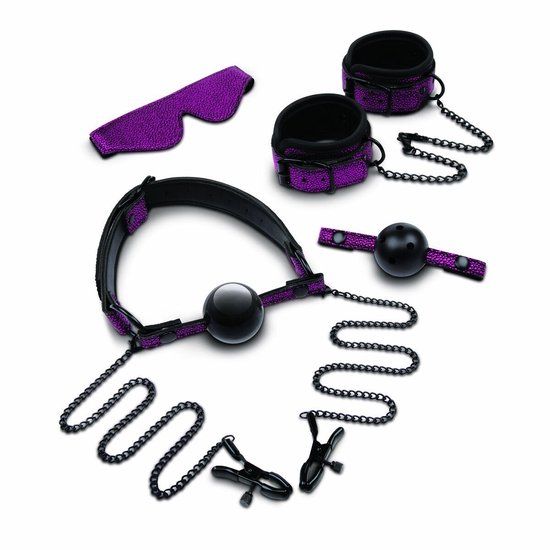 Whipsmart Dragon's Lair 5-delige Bondageset - Paars