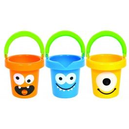 Gowi 558-14 - Zandbakspeelgoedset - blauw, geel, oranje - 1 stuk