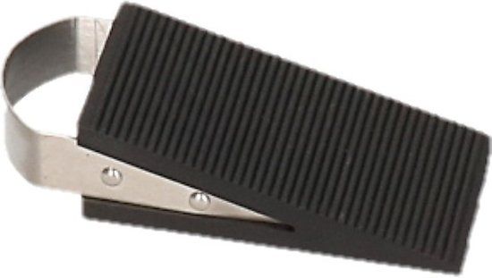 Ben Tools Benson Deurstopper klem / wig - 12,5 cm - Zwart - Rubber