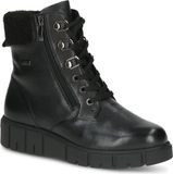 Caprice Dames Enkellaarsje 9-26153-43 022 G-breedte Zwart Leer/Textiel Maat 38 EU