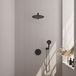 Brauer Black Edition Thermostatische Regendoucheset Inbouw - Hoofddouche 30 cm - Mat Zwart